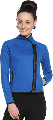 

Campus Sutra Full Sleeve Solid Women Jacket, Royal blue