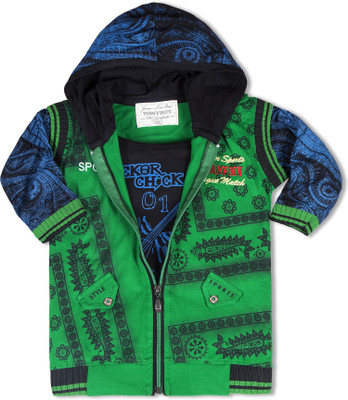

Tonyboy Printed Baby Boys Jacket, Greenblack