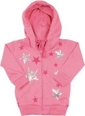 

Palm Tree Full Sleeve Printed Baby Girls Jacket, 1370