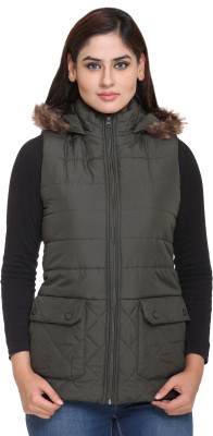 TRUFIT Sleeveless Solid Women Jacket