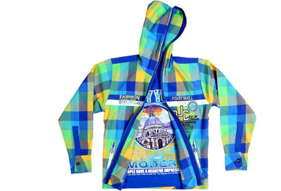 

Bad Boys Full Sleeve Checkered Boys Jacket, Yellow