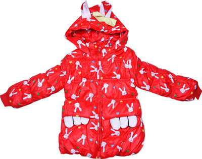 

Lol Land Of Little Full Sleeve Printed Girls Jacket, Red