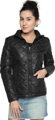 CAMPUS SUTRA Full Sleeve Solid Women Quilted Jacket CAMPUS SUTRA Full Sleeve Solid Women Quilted Jacket