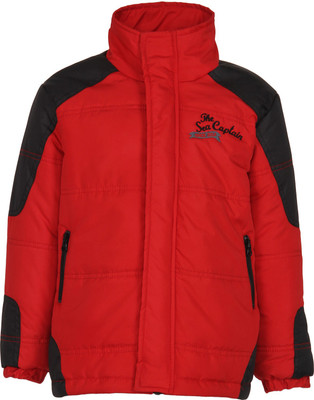 

Bells and Whistles Full Sleeve Solid Baby Boys Jacket, Red