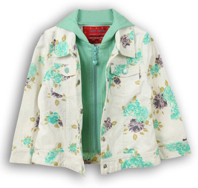 

Lilliput Full Sleeve Printed Girls Jacket, White