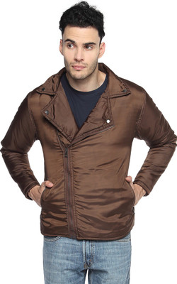

Campus Sutra Full Sleeve Solid Men Quilted Jacket, Brown