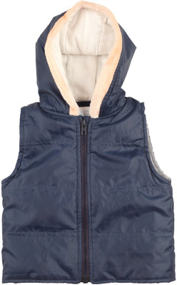 

FS Mini Klub Full Sleeve Solid Baby Boys Jacket, Navy
