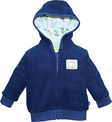 

FS MINI KLUB Full Sleeve Solid Baby Boys Polar Fleece Jacket, Navycombo