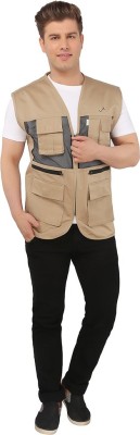 Ashdan Sleeveless Solid Men Jacket