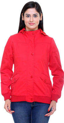

Trufit Full Sleeve Solid Women's Jacket, Red