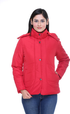 

Trufit Full Sleeve Solid Women's Jacket, Red
