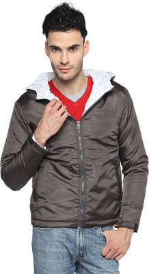 

Campus Sutra Full Sleeve Solid Men Quilted Jacket, Brown