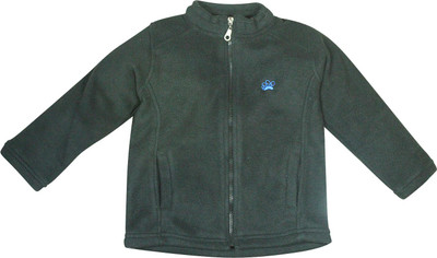 

FS Mini Klub Full Sleeve Solid Baby Boys Jacket, Black