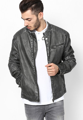 

Jack & Jones Full Sleeve Solid Men's Jacket, Black