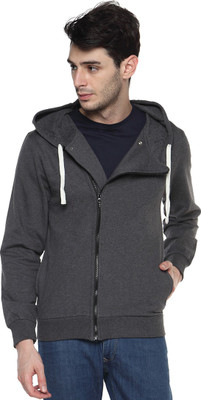 

Campus Sutra Full Sleeve Solid Men Jacket, Grey