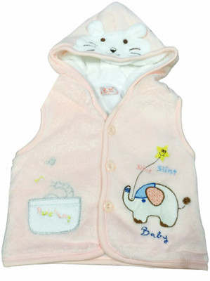 

Camey Sleeveless Animal Print Baby Boys & Baby Girls Jacket, Pink