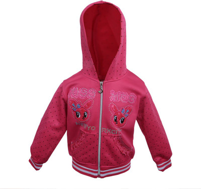 

Ayushi Fashion World Full Sleeve Self Design Baby Girls Jacket, Multicolor