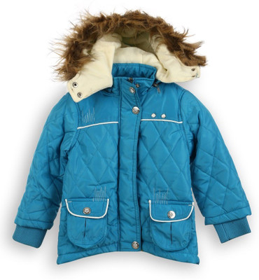 

Lilliput Full Sleeve Solid Baby Girls Jacket, Blue