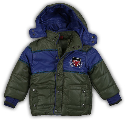 

Lilliput Full Sleeve Solid Baby Boys Jacket, Green