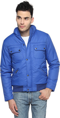 

Campus Sutra Full Sleeve Solid Men Quilted Jacket, Royal blue