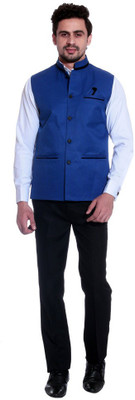 

Alnik Sleeveless Solid Men's Jacket, Alnik blue