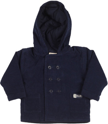 

FS Mini Klub Full Sleeve Solid Baby Boys Jacket, Navy
