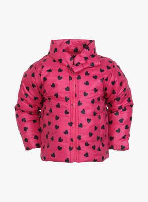 

Baby League Full Sleeve Printed Baby Girls Jacket, Fuschia