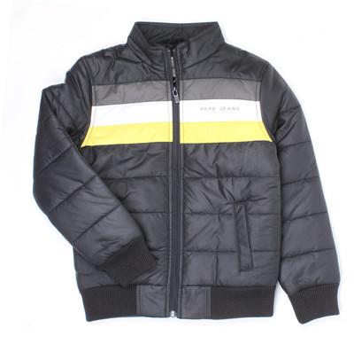 

Pepe Jeans Full Sleeve Solid Boys Jacket, Black