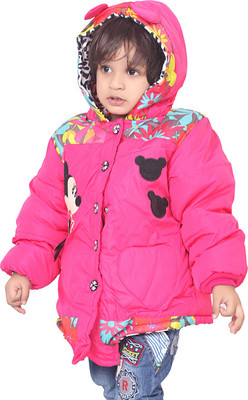 

Sakhi Sang Full Sleeve Solid Baby Girls Jacket, Magenta