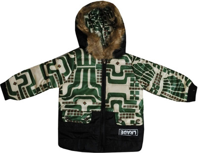 

Icable Full Sleeve Self Design Baby Boys Jacket, Green