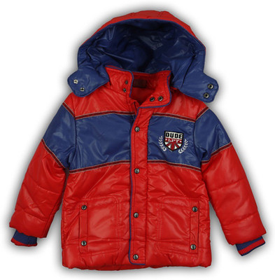 

Lilliput Full Sleeve Solid Baby Boys Jacket, Red