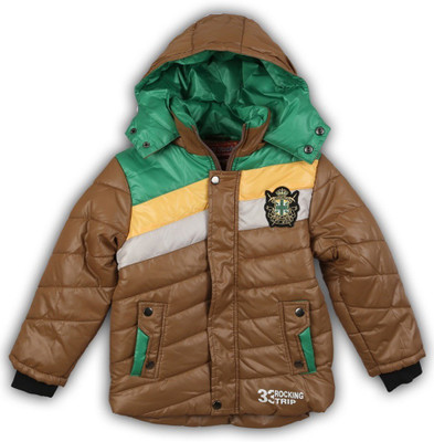 

Lilliput Full Sleeve Printed Boys Jacket, Khaki