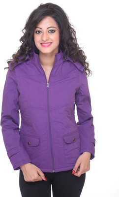

Trufit Full Sleeve Solid Women's Jacket, Purple