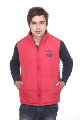 TRUFIT Sleeveless Solid Men Quilted Jacket