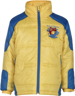 

Bells and Whistles Full Sleeve Solid Baby Boys Jacket, Yellow
