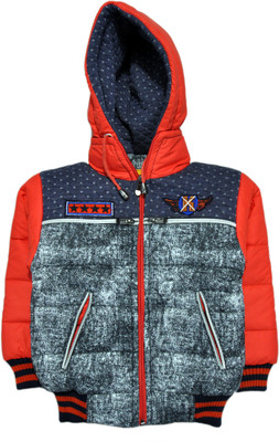 

Kangaroo Kids Full Sleeve Solid Baby Boys Jacket, Orange