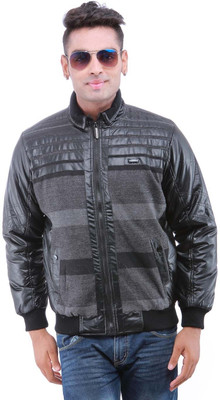 

Oceanic Full Sleeve Self Design Men' Jacket, Black