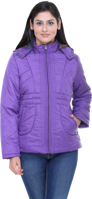 

Trufit Full Sleeve Solid Women's Jacket, Purple