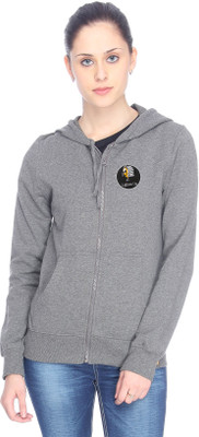 

Campus Sutra Full Sleeve Solid Women Jacket, Grey