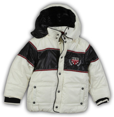 

Lilliput Full Sleeve Solid Baby Boys Jacket, White