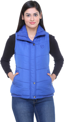

Trufit Sleeveless Solid Women's Jacket, Light blue