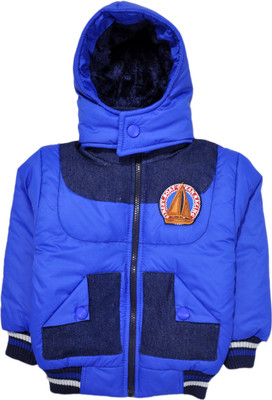 

Kangaroo Kids Full Sleeve Solid Baby Boys Jacket, Blue