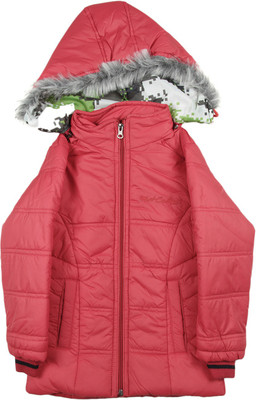 

Fort Collins Full Sleeve Solid Girls Quilted Jacket, Red