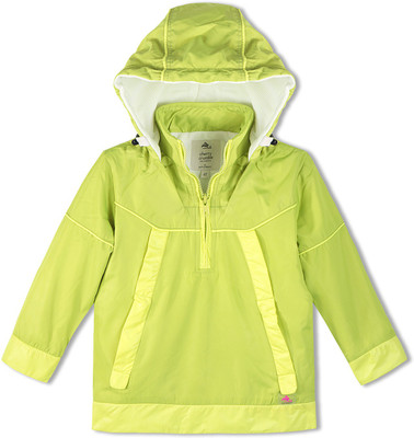 

Cherry Crumble California Full Sleeve Solid Baby Girls Jacket, Neon green
