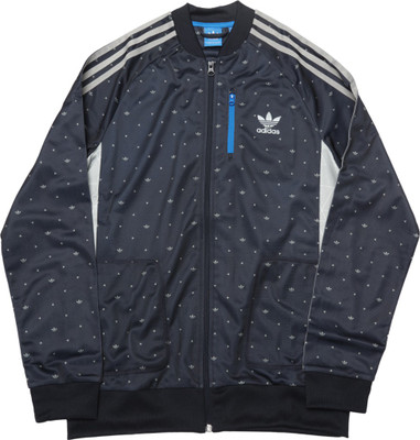 

ADIDAS Full Sleeve Printed Boys Jacket, Legink/mgsogr/blubir