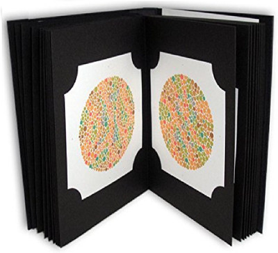 

NSC Ishihara Economy Text Book for Color Blindness 38 Plates Hardcover Address Book
