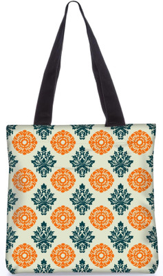 

Snoogg Indian Pattern Poly Canvas Fashion Handbag Shopping Shoulder Lunch Tote Bag For Women 21364 Shoulder Bag(Multicolor, 5 L)