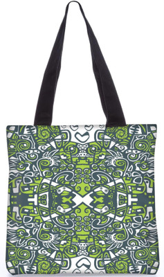 

Snoogg Indian Pattern Poly Canvas Fashion Handbag Shopping Shoulder Lunch Tote Bag For Women 22574 Shoulder Bag(Multicolor, 5 L)