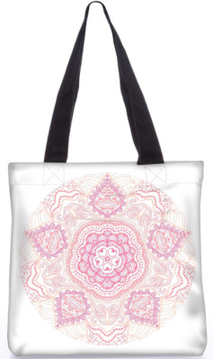 

Snoogg Indian Pattern Poly Canvas Fashion Handbag Shopping Shoulder Lunch Tote Bag For Women 23674 Shoulder Bag(Multicolor, 5 L)