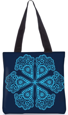 

Snoogg Indian Pattern Poly Canvas Fashion Handbag Shopping Shoulder Lunch Tote Bag For Women 23789 Shoulder Bag(Multicolor, 5 L)